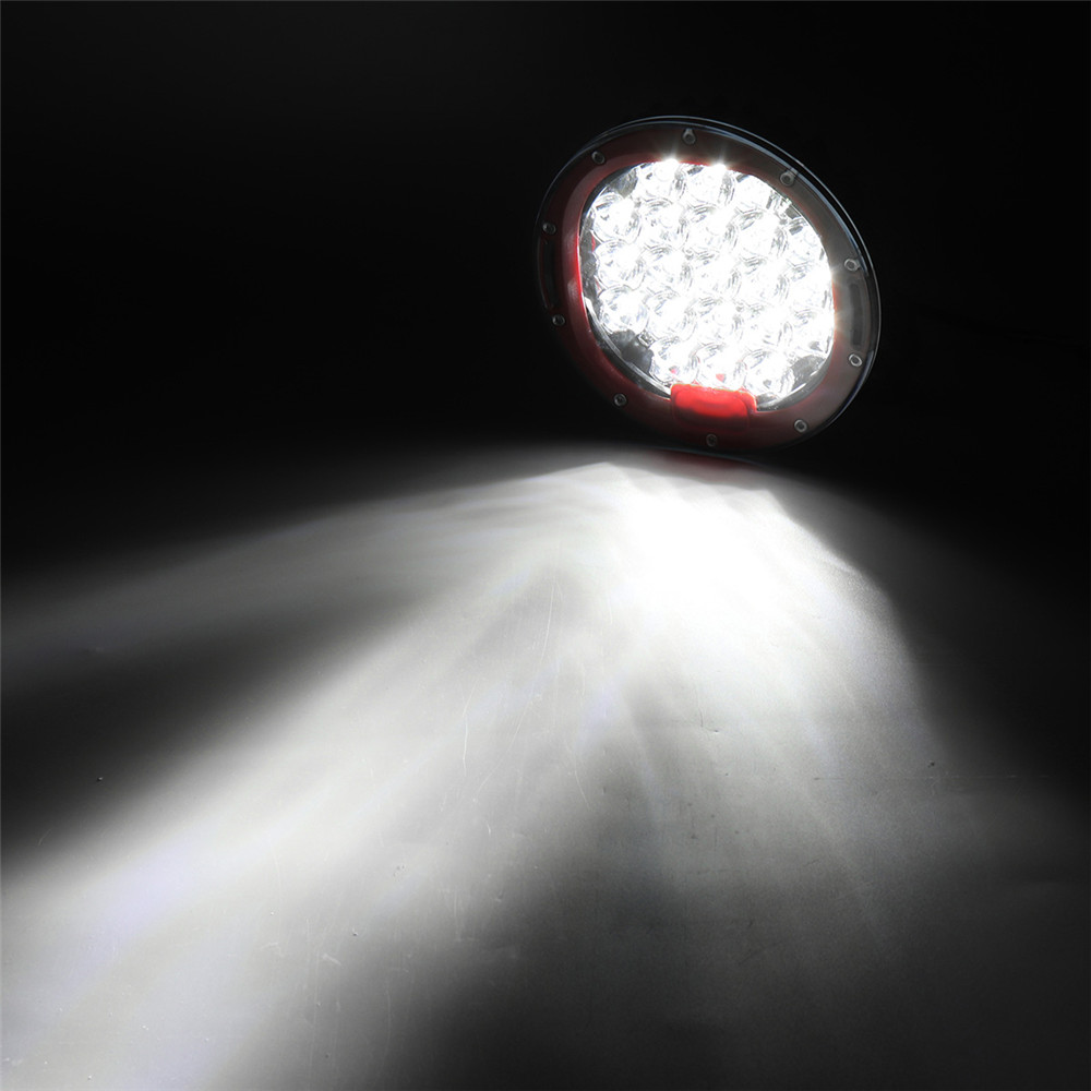 1Pcs-LED-9-32V-IP68-6000K-105W-6000LM-Motorcycle-Car-ATV-Headlights-Red-7Inch-1481711
