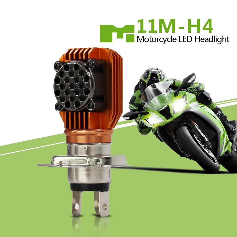2000Lm-6000K-H4-LED-Motorcycle-Headlight-Highlow-Bulb-High-power-Fan-Heat-Dissipation-1260409