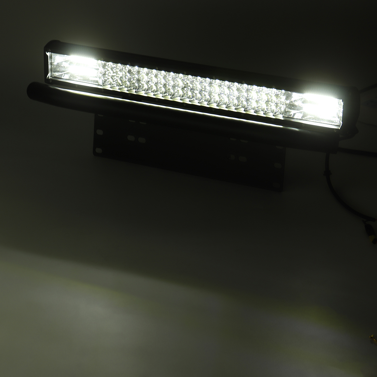 23quot-LED-Light-Bar--Number-Plate-Frame--2-x-4-Spot-Flood-Driving-Lamp-Offroad-1820000