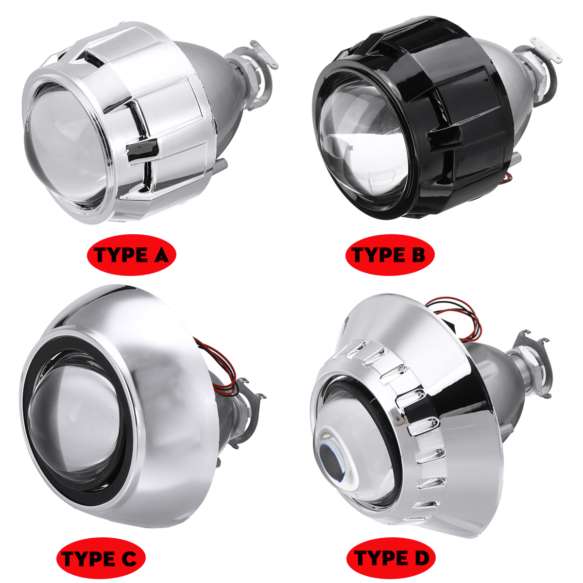 25-H1-H4-Bi-Xenon-Lamp-HID-Projector-Retrofit-Headlight-Lens-Angel-Eyes-RHD-Right-hand-Drive-1630813
