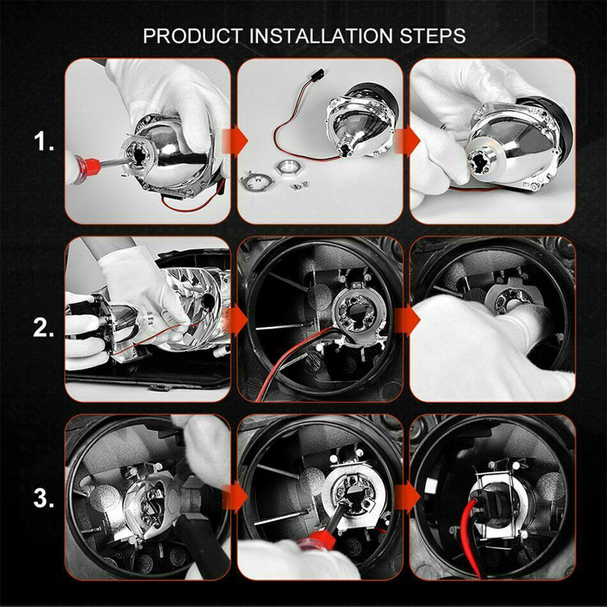 25-H1-H4-Bi-Xenon-Lamp-HID-Projector-Retrofit-Headlight-Lens-Angel-Eyes-RHD-Right-hand-Drive-1630813