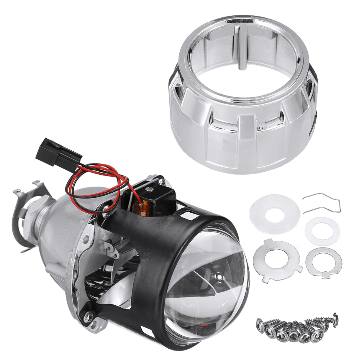 25-H1-H4-Bi-Xenon-Lamp-HID-Projector-Retrofit-Headlight-Lens-Angel-Eyes-RHD-Right-hand-Drive-1630813