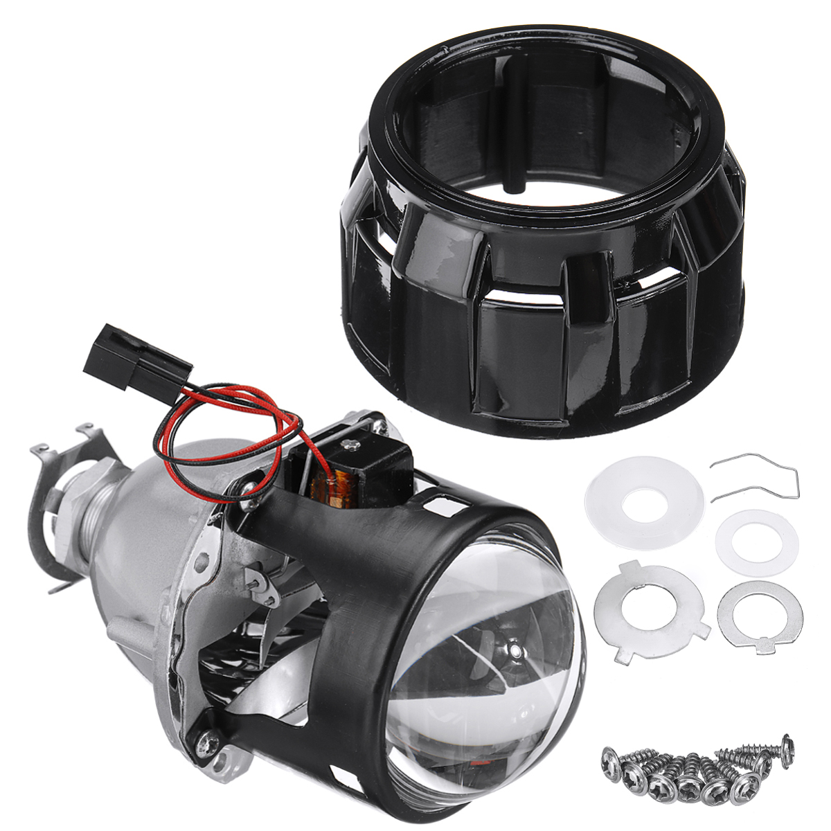 25-H1-H4-Bi-Xenon-Lamp-HID-Projector-Retrofit-Headlight-Lens-Angel-Eyes-RHD-Right-hand-Drive-1630813