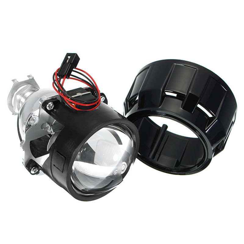 25-Inch-Car-Motor-Bi-xenon-HID-Projector-Angle-Eye-Halo-Lens-Headlight-H1-H4-H7-1001630