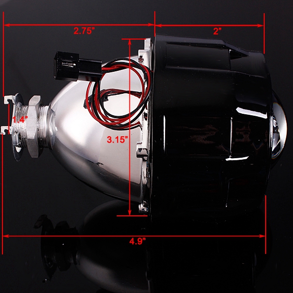 25-Inch-Car-Motor-Bi-xenon-HID-Projector-Angle-Eye-Halo-Lens-Headlight-H1-H4-H7-1001630