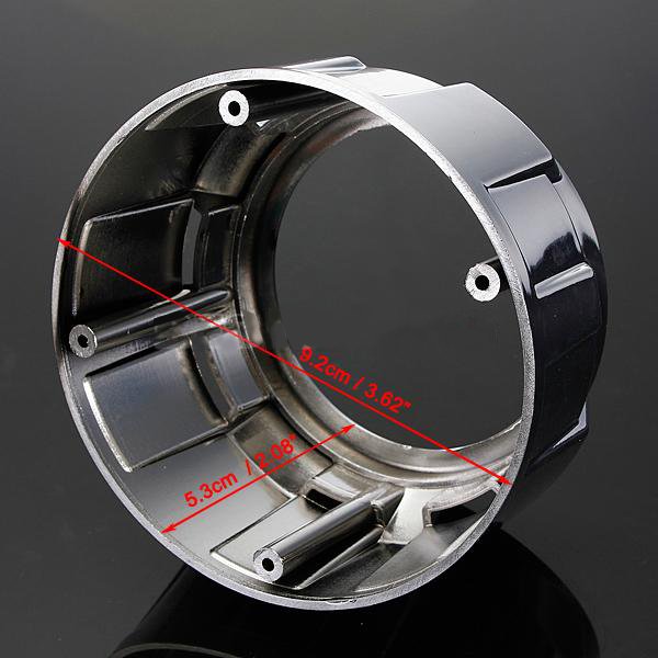 25-Inch-Motor-Bi-xenon-HID-Projector-Angle-Eye-Halo-Lens-Headlight-931381