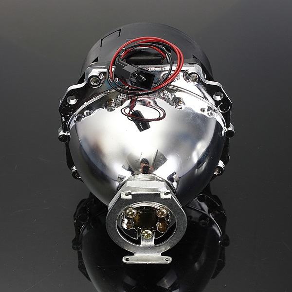 25-Inch-Motor-Bi-xenon-HID-Projector-Angle-Eye-Halo-Lens-Headlight-931381