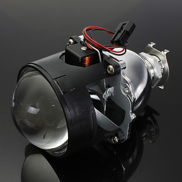25-Inch-Motor-Bi-xenon-HID-Projector-Angle-Eye-Halo-Lens-Headlight-931381
