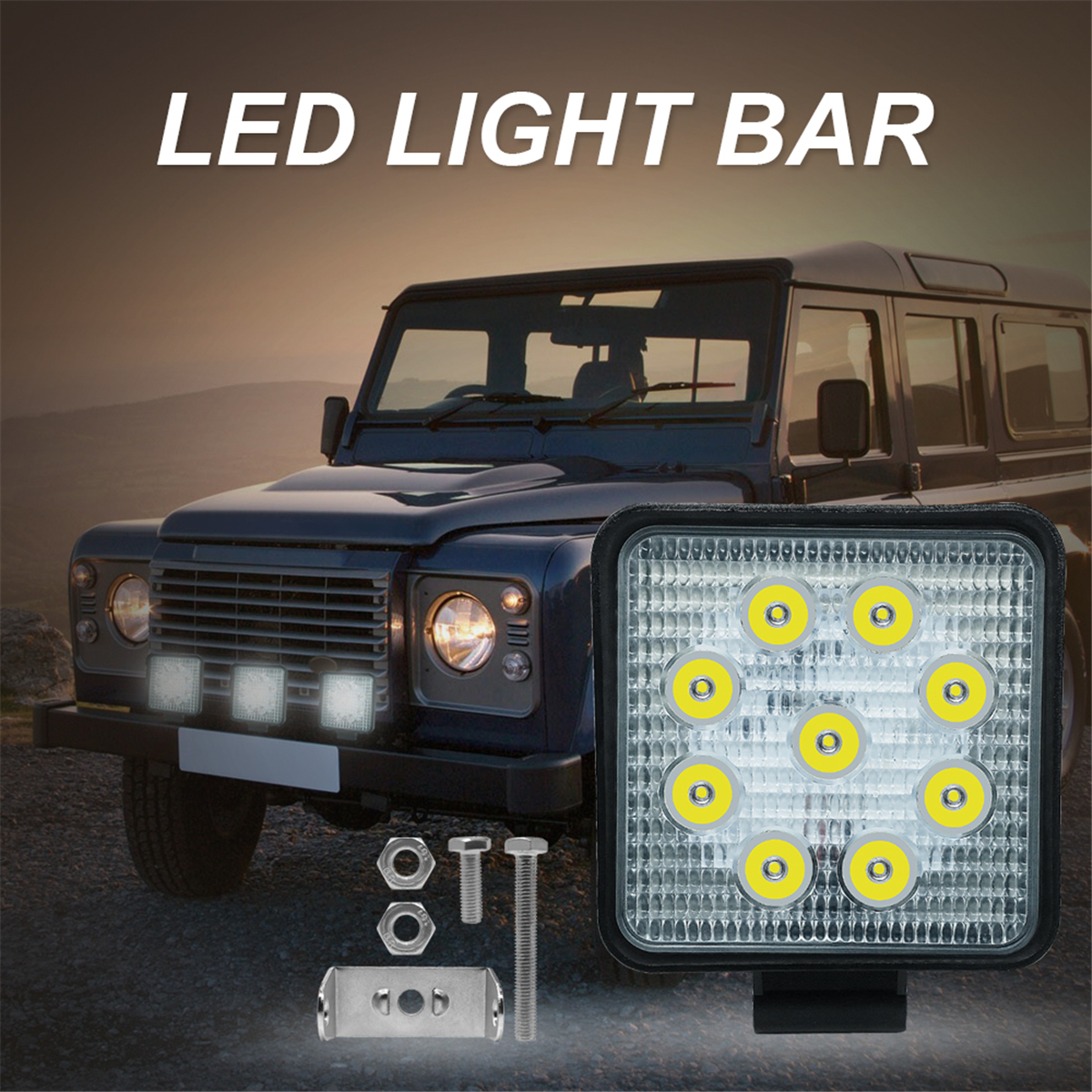 27W-LED-Square-Work-Light-Spot-Flood-Off-road-Driving-Lamp-SUV-Truck-UTV-1614748