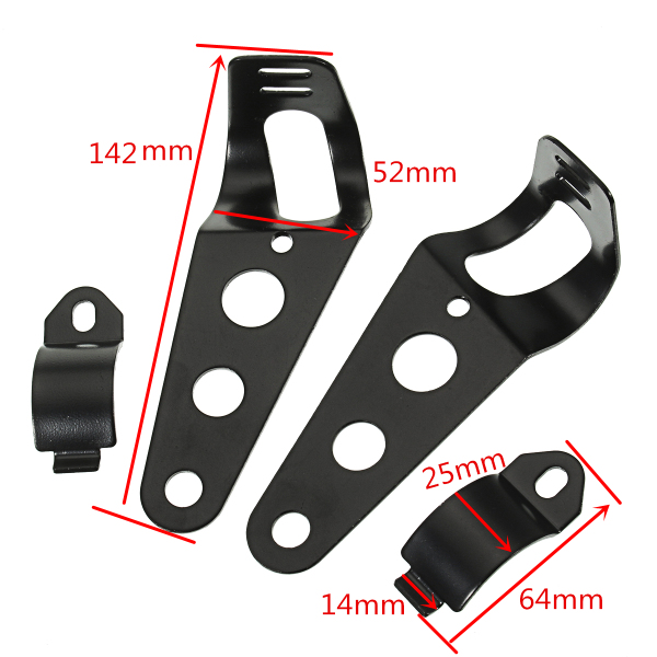 28mm-43mm-Motorcycle-Headlight-Mounting-Bracket-Motor-Bike-Adjuster-Fork-Mount-Clamp-Black-1198713