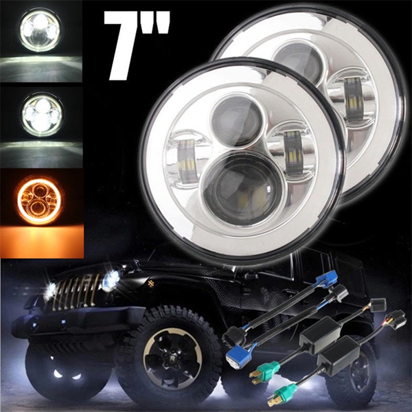 2PCS-7-Inch-40W-6500K-3200LM-LED-Projector-Headlights-For-Harley-Jeep-Wrangler-JKTJ-Hummer-1043763