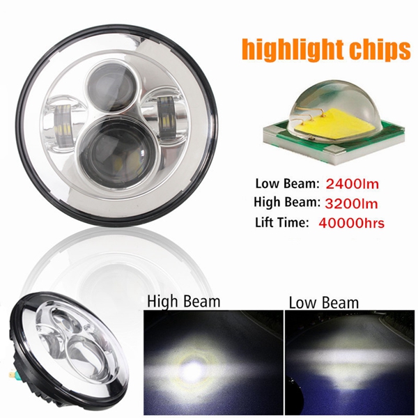 2PCS-7-Inch-40W-6500K-3200LM-LED-Projector-Headlights-For-Harley-Jeep-Wrangler-JKTJ-Hummer-1043763