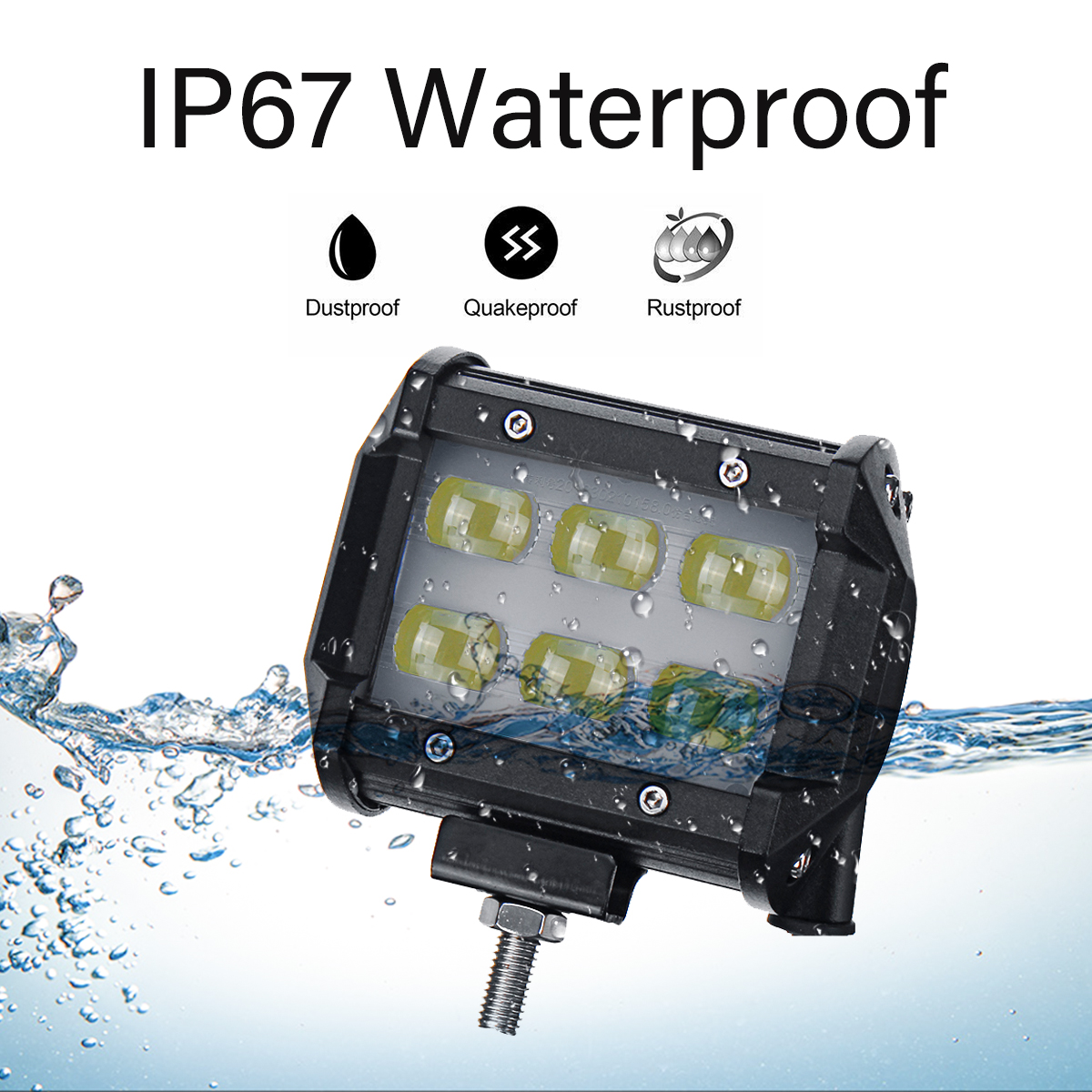 2Pcs-5D-LED-18W-Work-Light-Spot-Beam-Boat-Truck-Offroad-4WD-SUV-White-Lamp-IP67-1543873