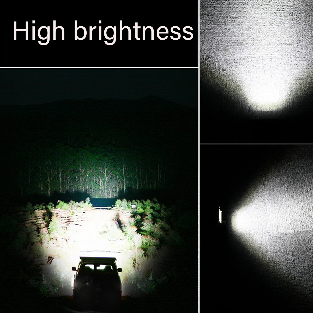 2Pcs-6D-6-LED-18W-6000K-Work-Light-Spot-Beam-Boat-Truck-Offroad-4WD-SUV-White-Lamp-IP67-1543874