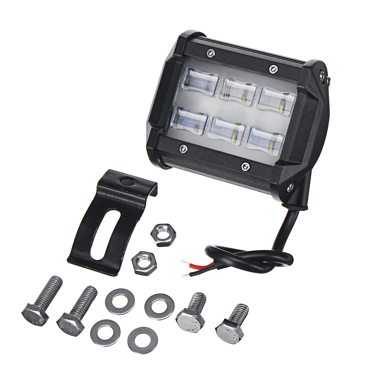 2Pcs-6D-6-LED-18W-6000K-Work-Light-Spot-Beam-Boat-Truck-Offroad-4WD-SUV-White-Lamp-IP67-1543874