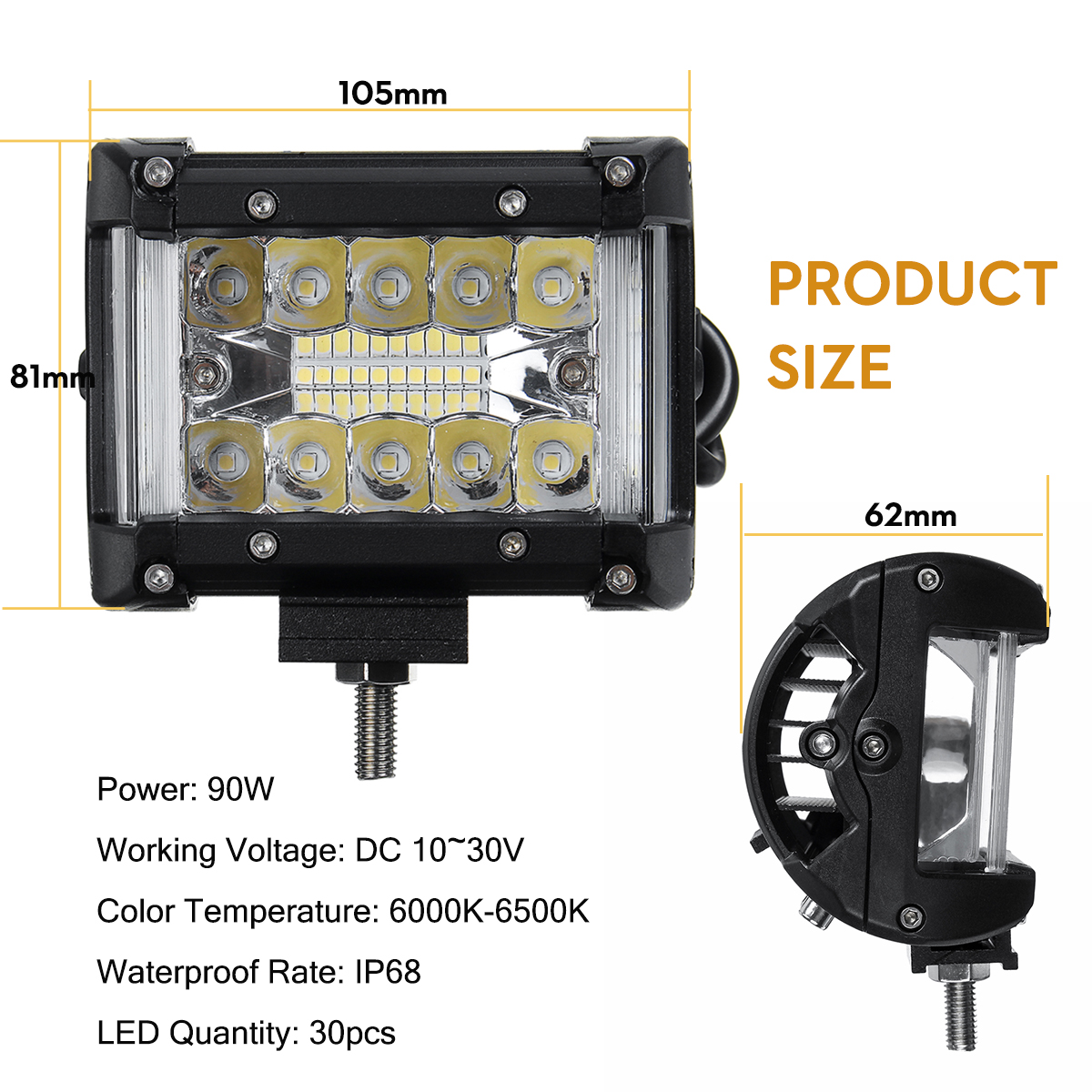 2Pcs-90W-LED-Work-Light-Bar-Side-Shooter-Pods-Driving-Fog-Lamp-Off-Road-Truck-4WD-1636495