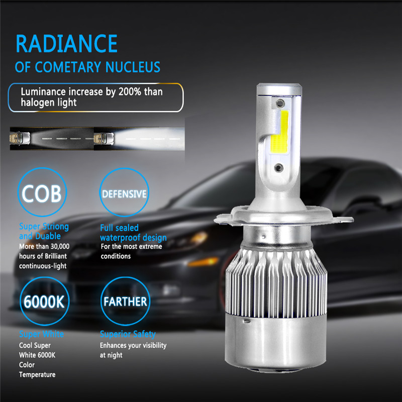 2pcs-12V24V-C6-LED-Bulb-H1H4H7H1190059006-White-Headlights-72W-7200Lm-COB-Headlamp-Auto-Fog-Light-La-1500471