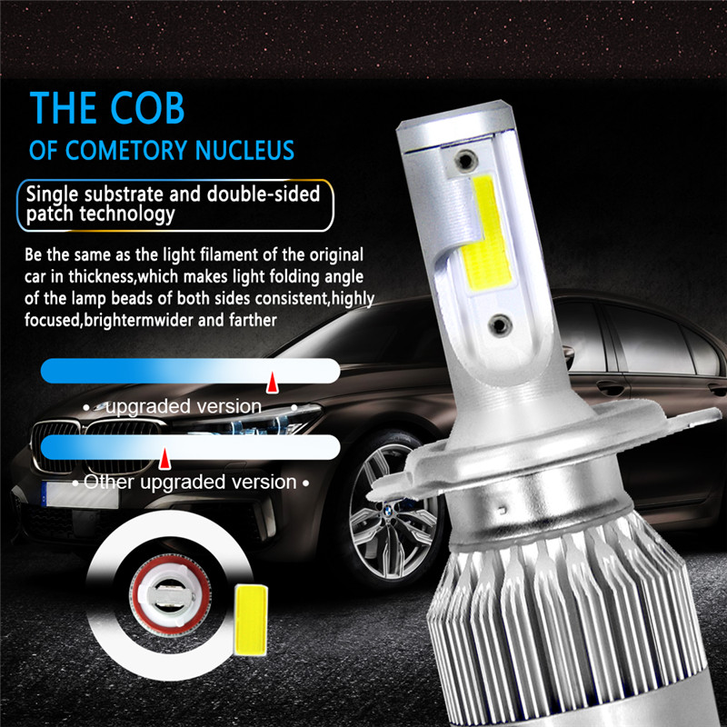 2pcs-12V24V-C6-LED-Bulb-H1H4H7H1190059006-White-Headlights-72W-7200Lm-COB-Headlamp-Auto-Fog-Light-La-1500471