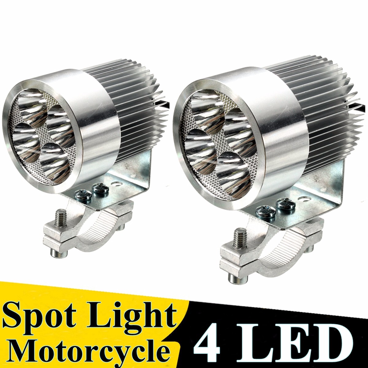 2pcs-12W-6000K-LED-Daylight-Headlamp-Spot-Lightt-Chrome-For-Motorcycle-Scooter-Car-Truck-Van-1040420