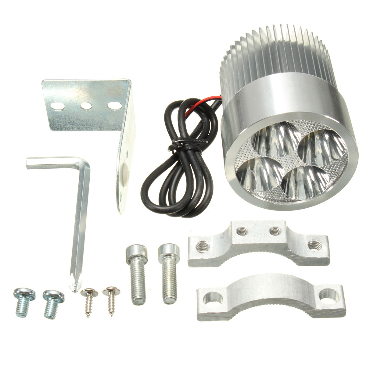 2pcs-12W-6000K-LED-Daylight-Headlamp-Spot-Lightt-Chrome-For-Motorcycle-Scooter-Car-Truck-Van-1040420