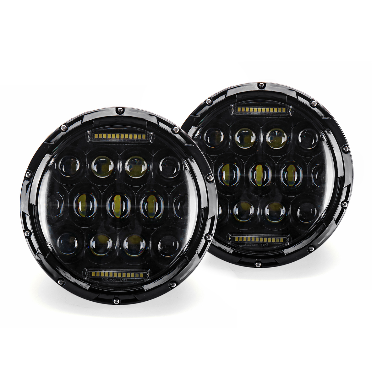 2pcs-7-inch-75W-Round-13-LED-Headlights-Hi-Lo-Beam-Bulb-For-HarleyJeep-Wrangler-JK-TJ-Black-1527617
