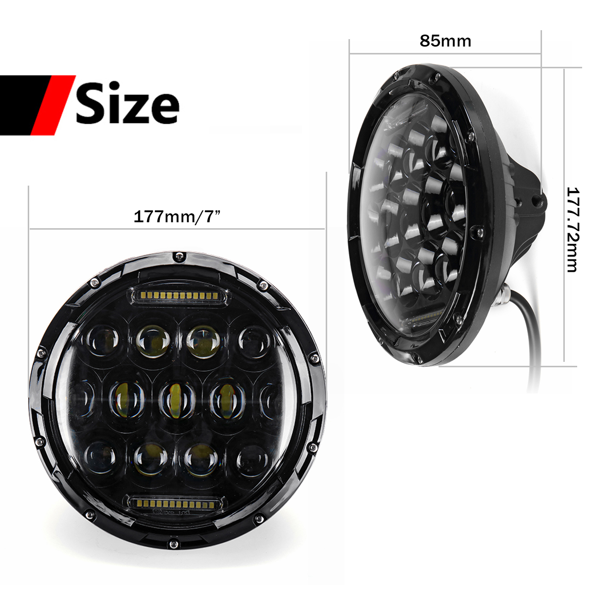 2pcs-7-inch-75W-Round-13-LED-Headlights-Hi-Lo-Beam-Bulb-For-HarleyJeep-Wrangler-JK-TJ-Black-1527617