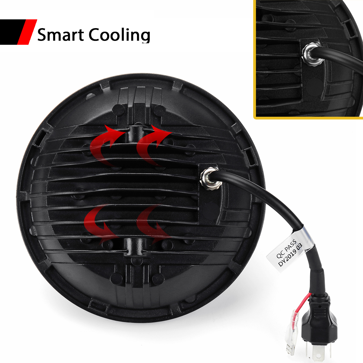 2pcs-7-inch-75W-Round-13-LED-Headlights-Hi-Lo-Beam-Bulb-For-HarleyJeep-Wrangler-JK-TJ-Black-1527617