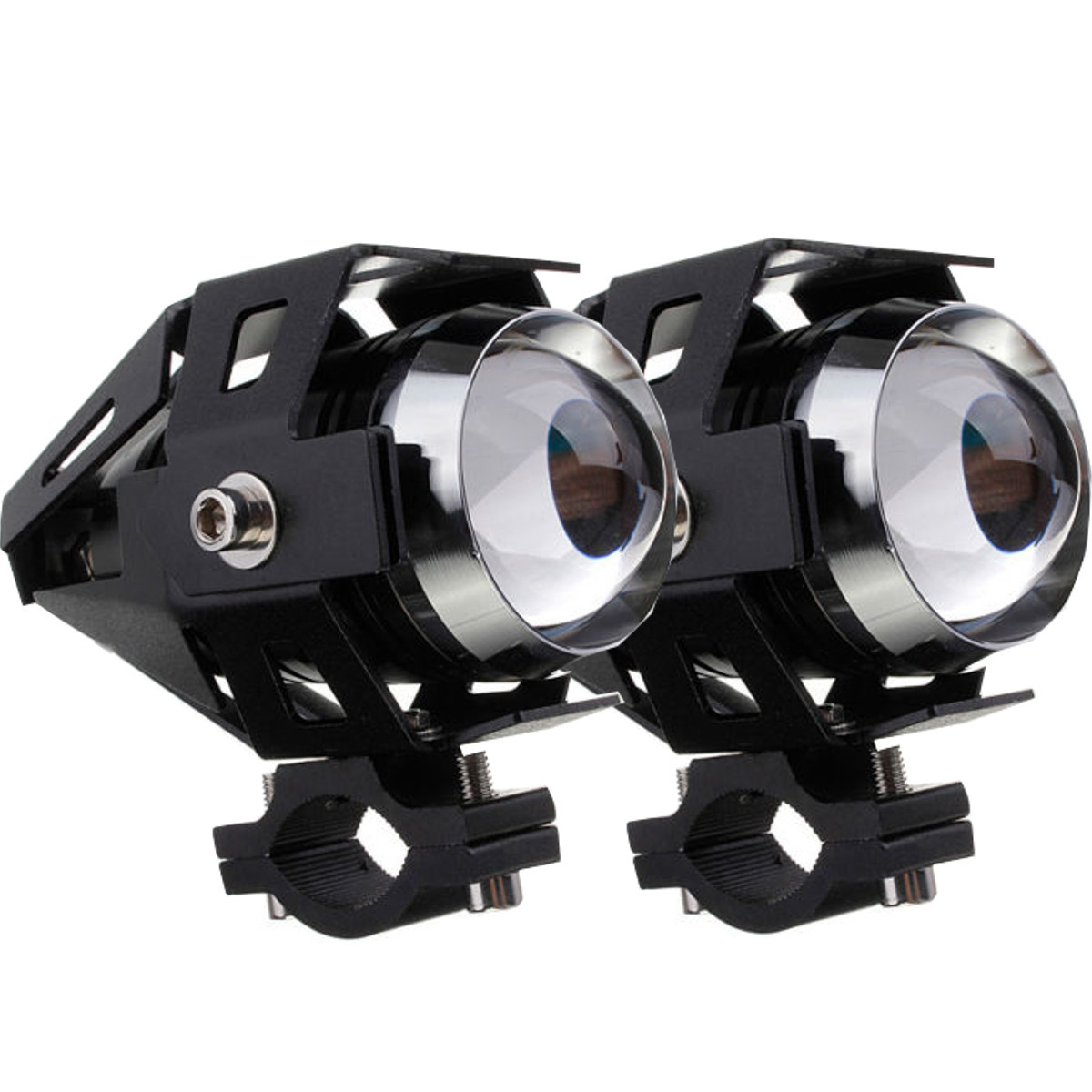 2pcs-U5-Motorcycle-LED-Headlights-Black-Driving-Fog-Spot-HiLo-Light-with-Kill-Switch-1038495
