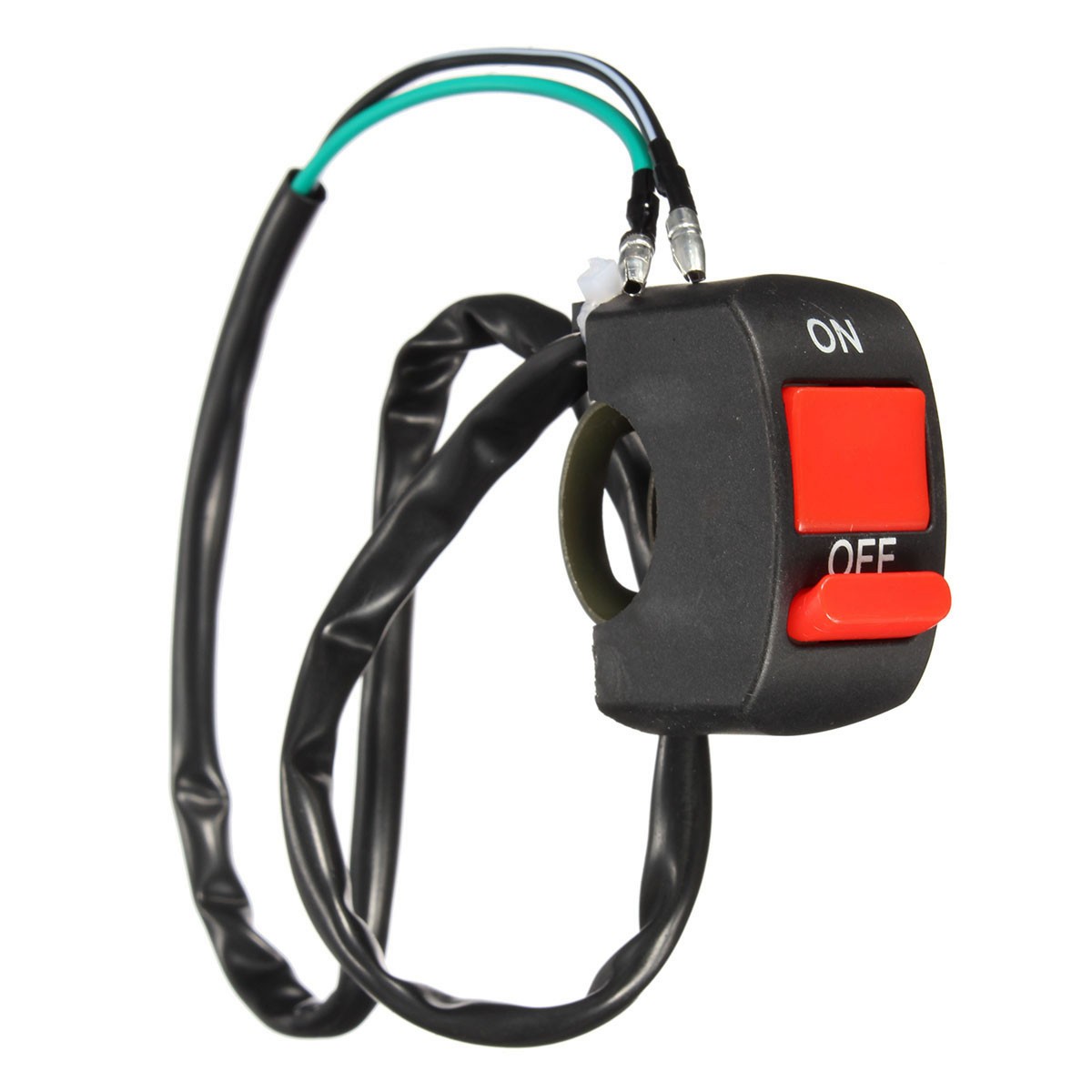 2pcs-U5-Motorcycle-LED-Headlights-Black-Driving-Fog-Spot-HiLo-Light-with-Kill-Switch-1038495