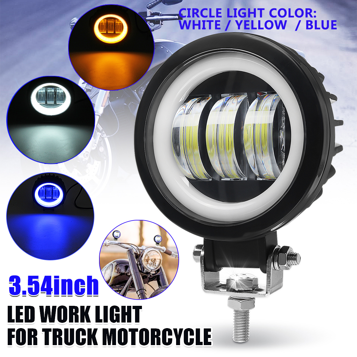 354-WhiteYellowBlue-LED-Work-Light-Bar-Spot-Pods-Driving-Fog-Halo-Lamp-For-Off-Road-ATV-1735436