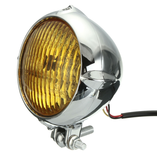 35W-12V-Motorcycle-Headlight-H4-Amber-Light-Headlamp-For-Harley-Bobber-Chopper-1040210