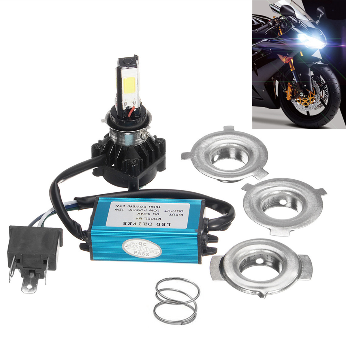 36W-3400LM-COB-H4-HiLo-LED-Motorcycle-Headlight-Bulb-Lamp-H6-BA20D-Motor-Light-1186083