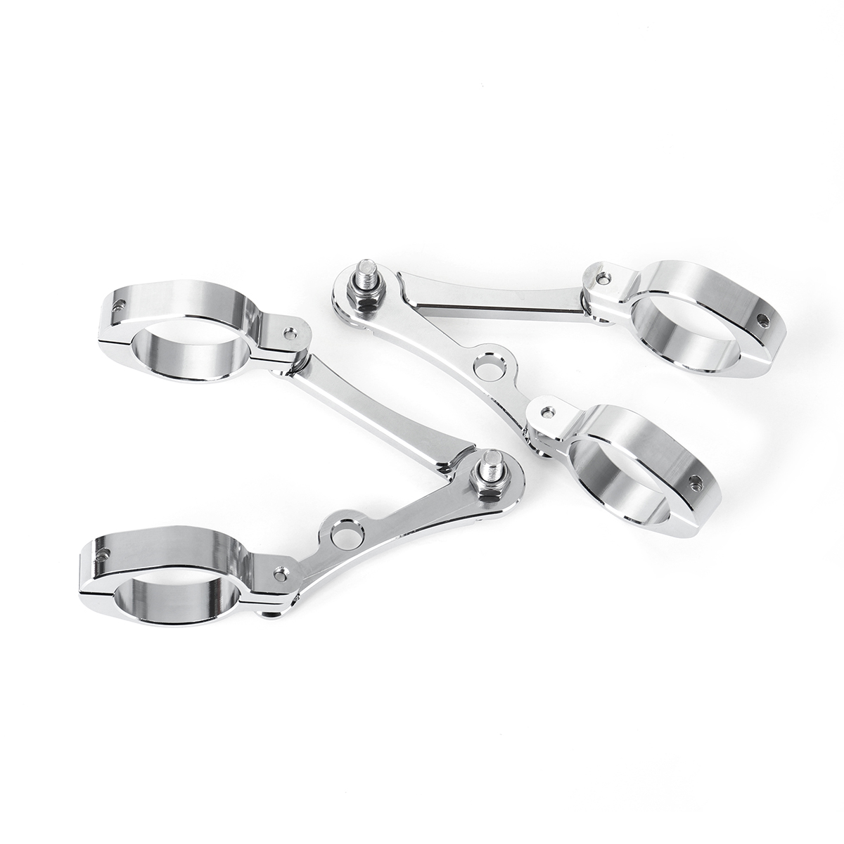39mm---41mm-Aluminum-Headlight-Bracket-Turn-Lights-Holder-Universal-Custom-1615333