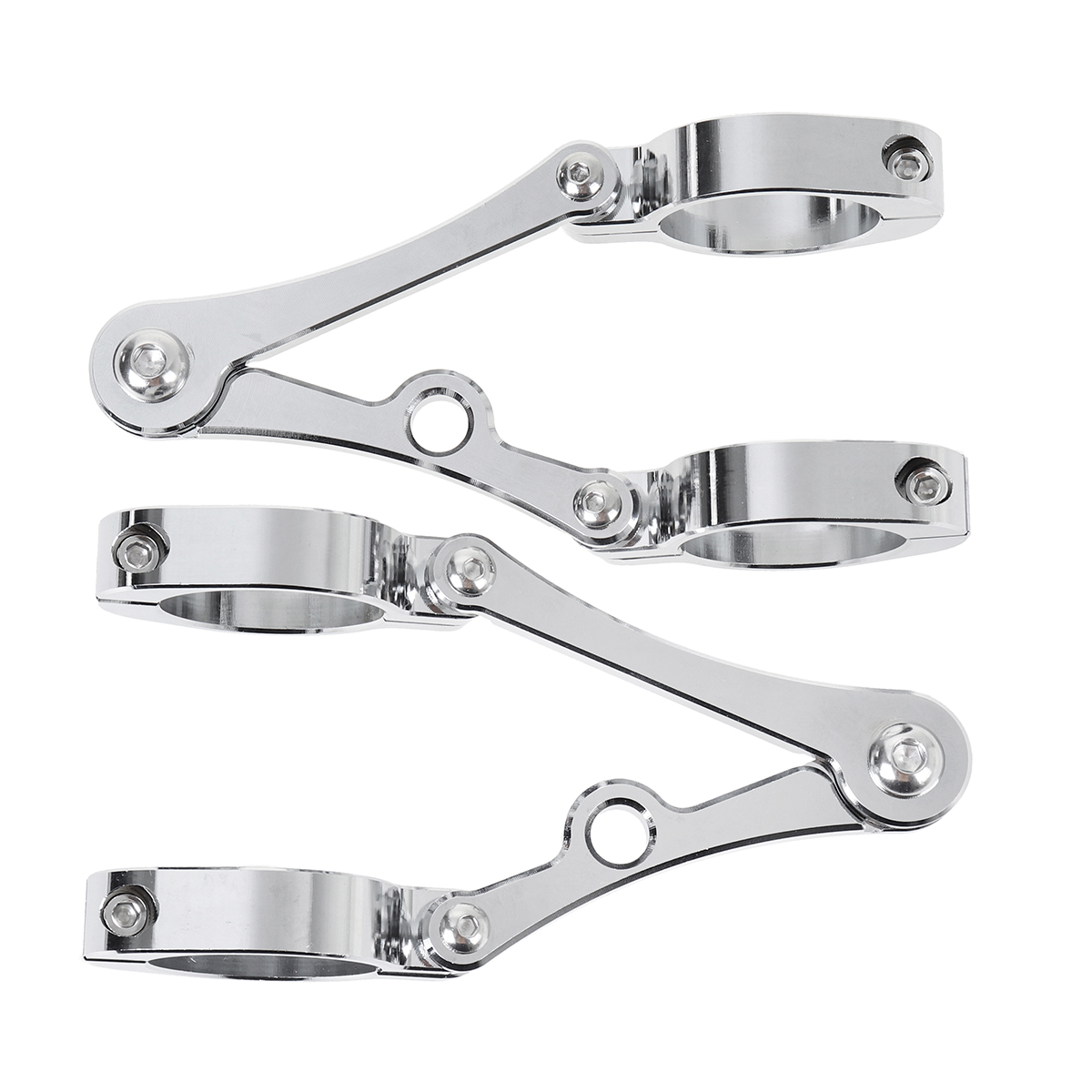 39mm---41mm-Aluminum-Headlight-Bracket-Turn-Lights-Holder-Universal-Custom-1615333