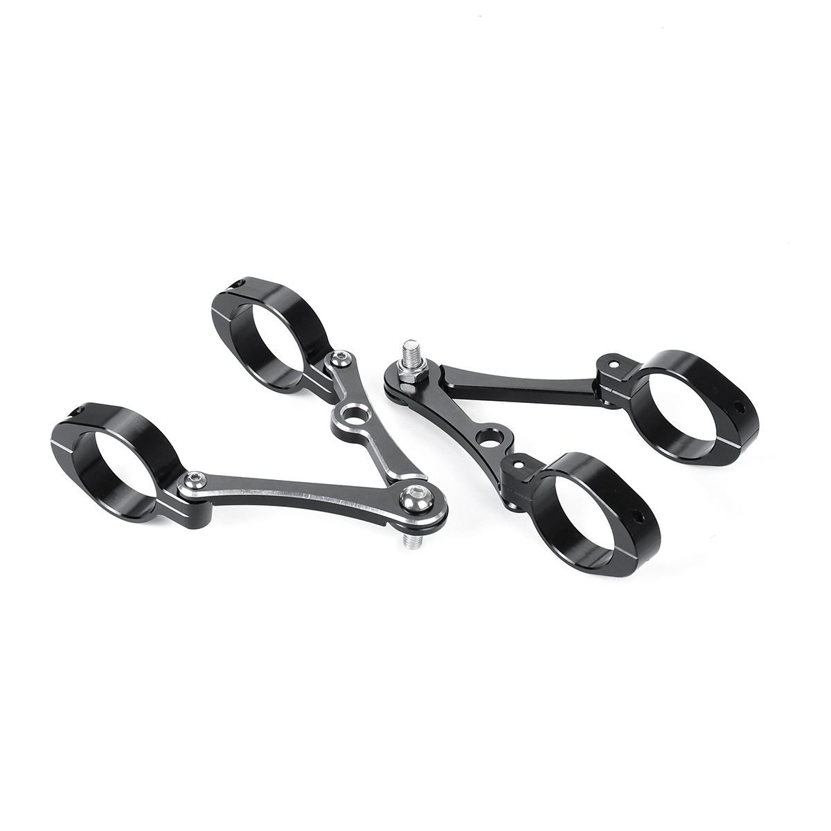 39mm---41mm-Aluminum-Headlight-Bracket-Turn-Lights-Holder-Universal-Custom-1615333