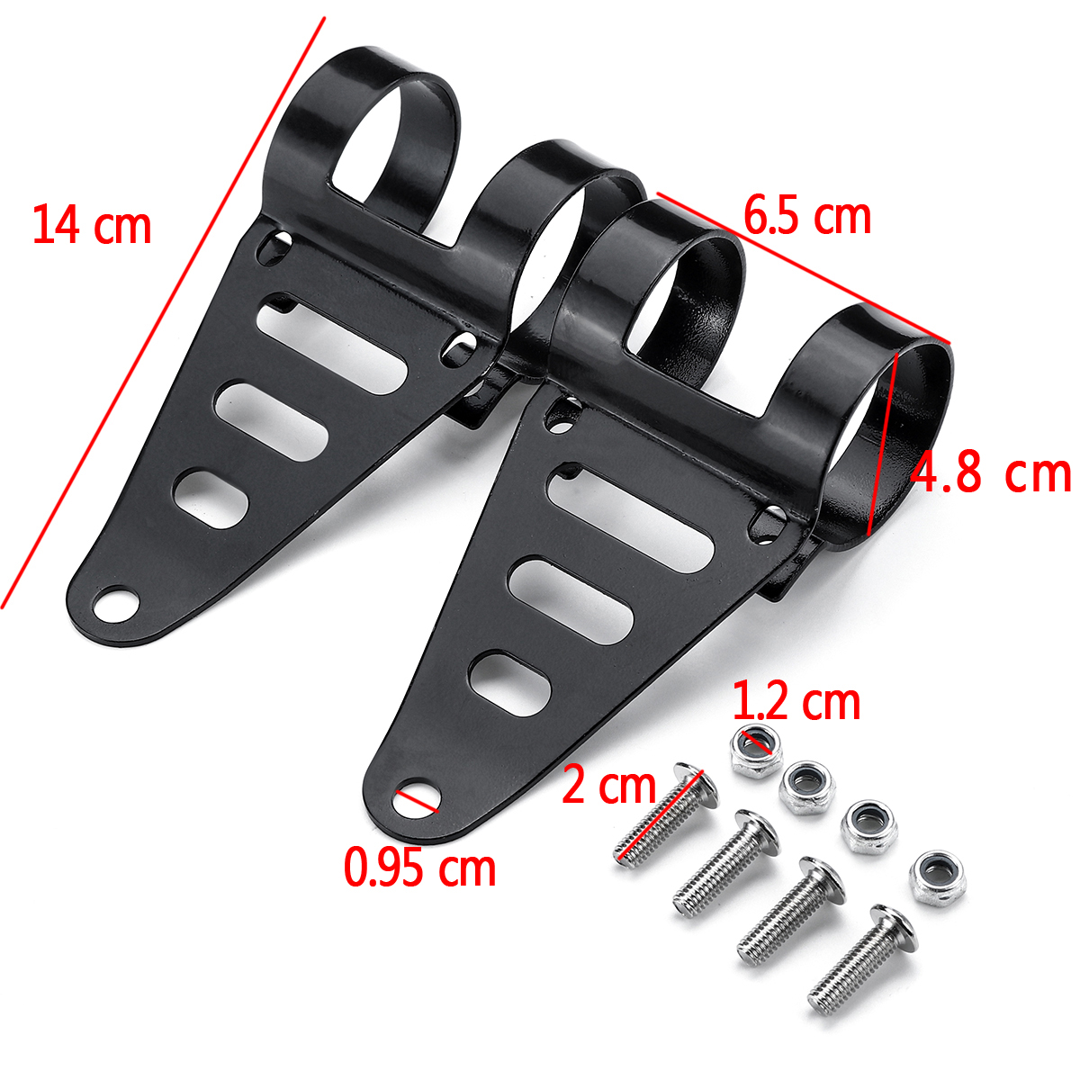 41mm-43mm-Motorcycle-Motorbike-Headlight-Mounting-Bracket-Adjuster-Universal-Fork-Mount-Clamp-Black--1633338