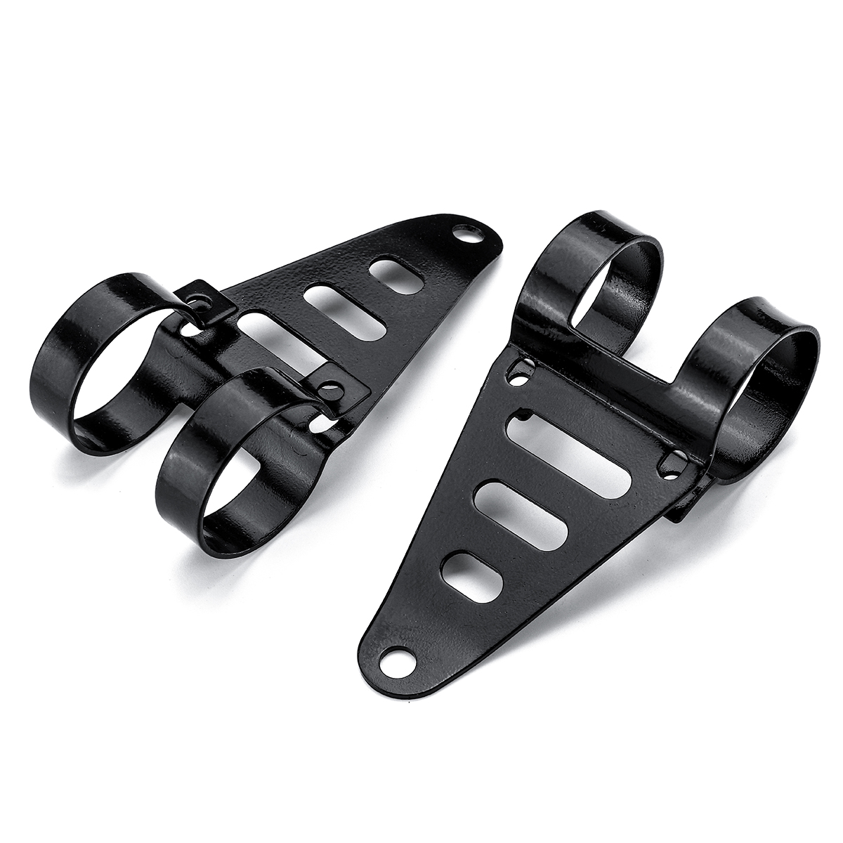 41mm-43mm-Motorcycle-Motorbike-Headlight-Mounting-Bracket-Adjuster-Universal-Fork-Mount-Clamp-Black--1633338