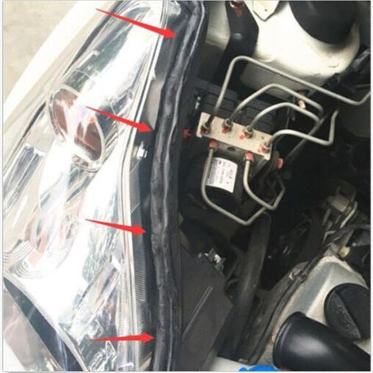 4M-Butyl-Rubber-Glue-Sealant-Motorcycle-Car-Truck-Headlight-LED-Retrofit-Reseal-Strip-Black-1425847