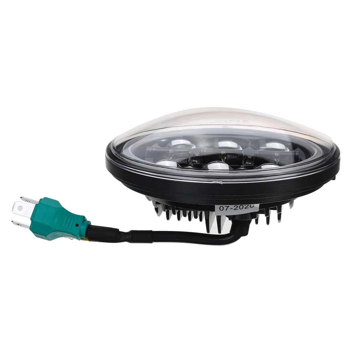 5-34quot-575quot-Motorcycle-Projector-LED-Headlight-Sealed-Hi-Lo-Beam-Halo-Ring-Lamp-1733054