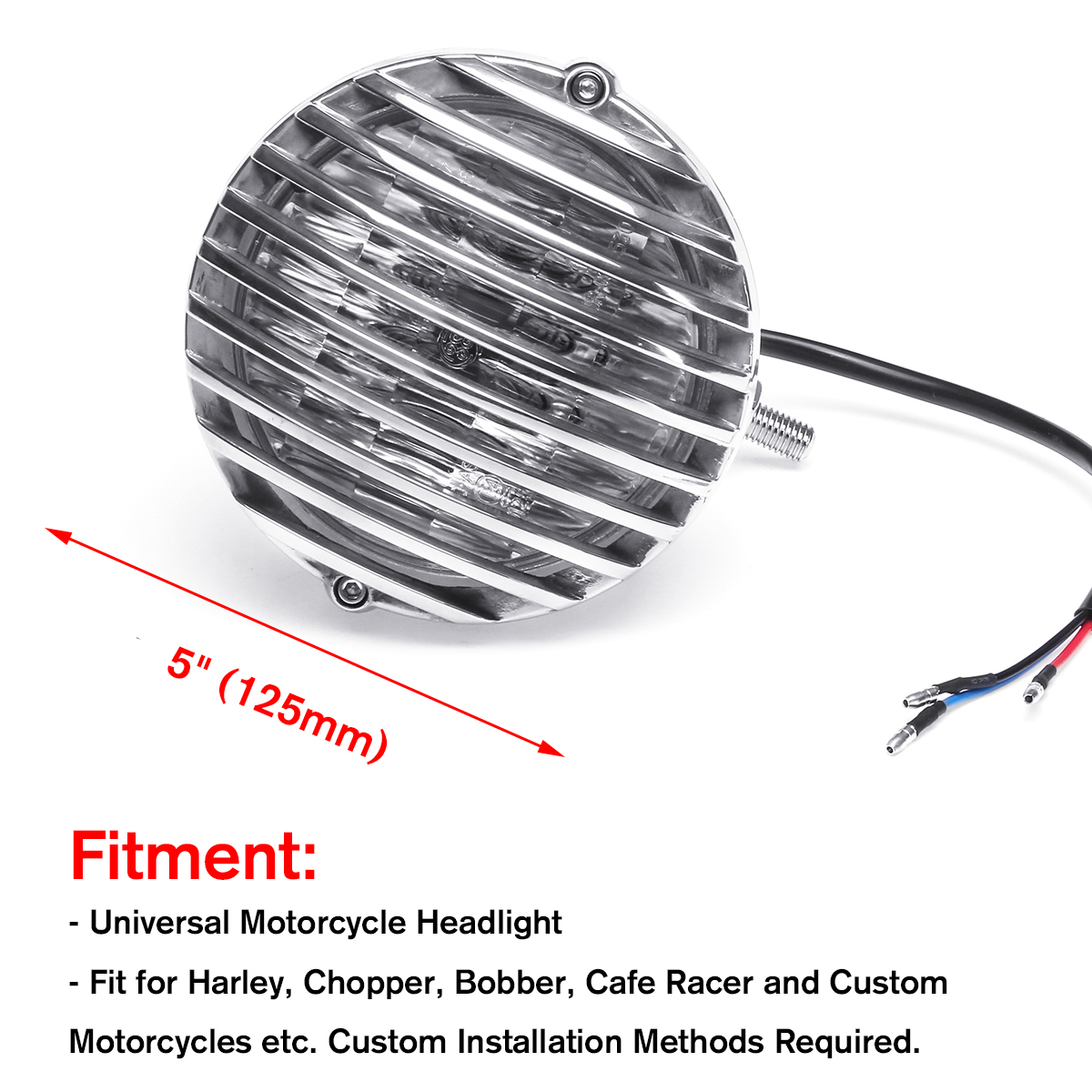5-Inch-125mm-Motorcycle-H4-Headlight-With-Grill-Chopper-Bobber-Cafe-Racer-Amber-1497394