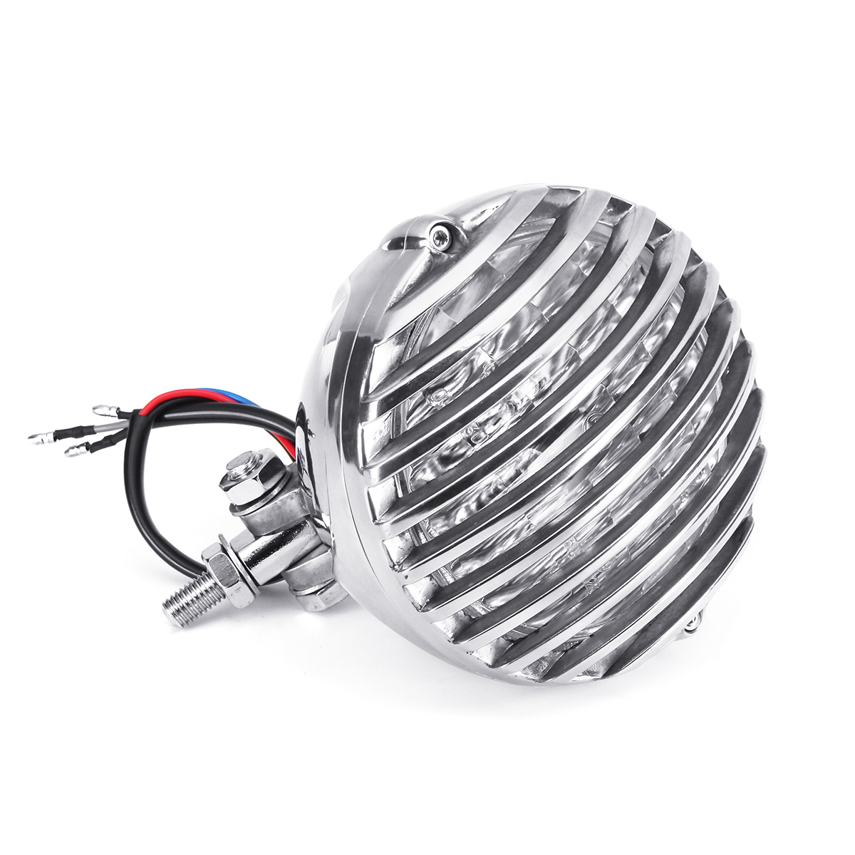 5-Inch-125mm-Motorcycle-H4-Headlight-With-Grill-Chopper-Bobber-Cafe-Racer-Amber-1497394