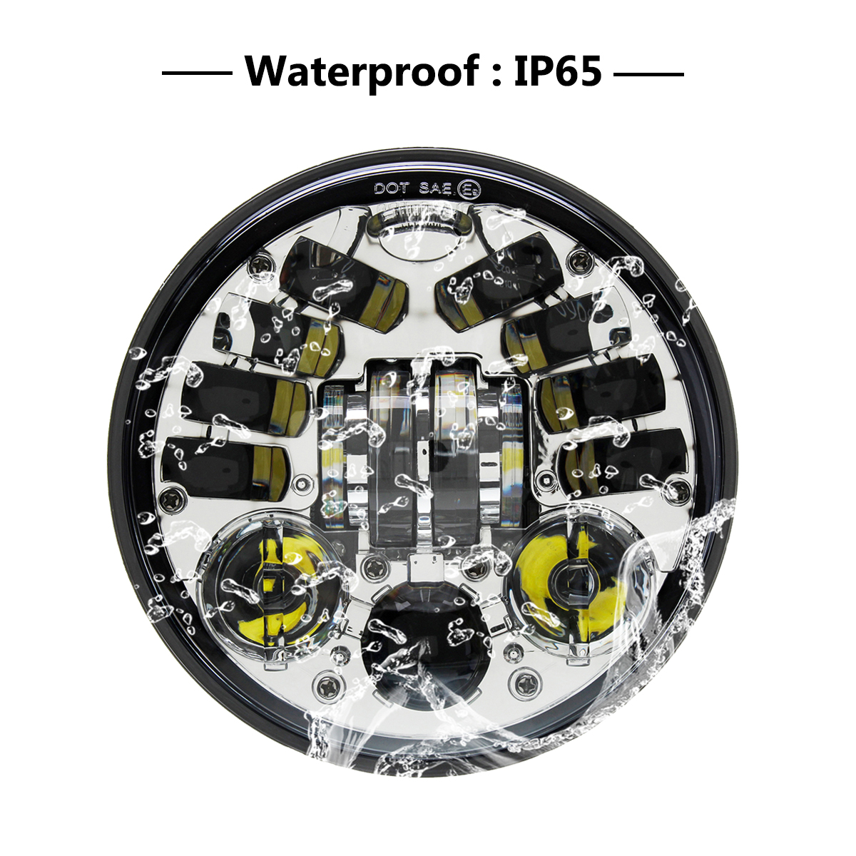 575-Inch-12V-24V-70W-LED-Headlights-HiLo-Beam-White-Waterproof-1264906