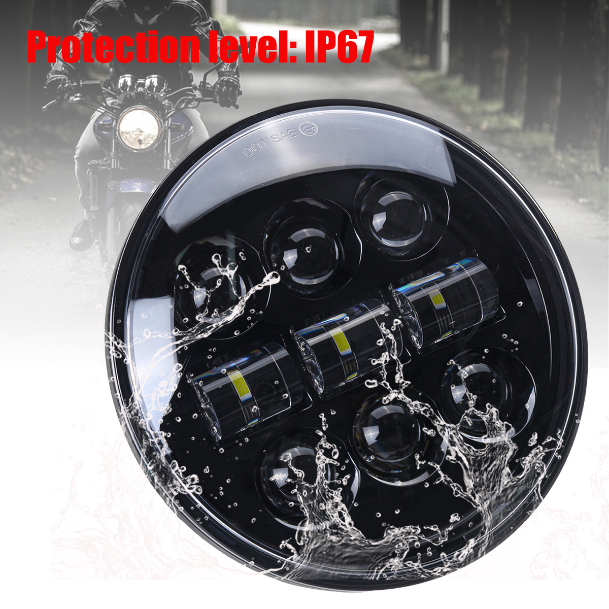 575-Inch-45W-12V-Motorcycle-LED-Headlight-Projector-Hi-Lo-Beam-Round-Lamp-1733050