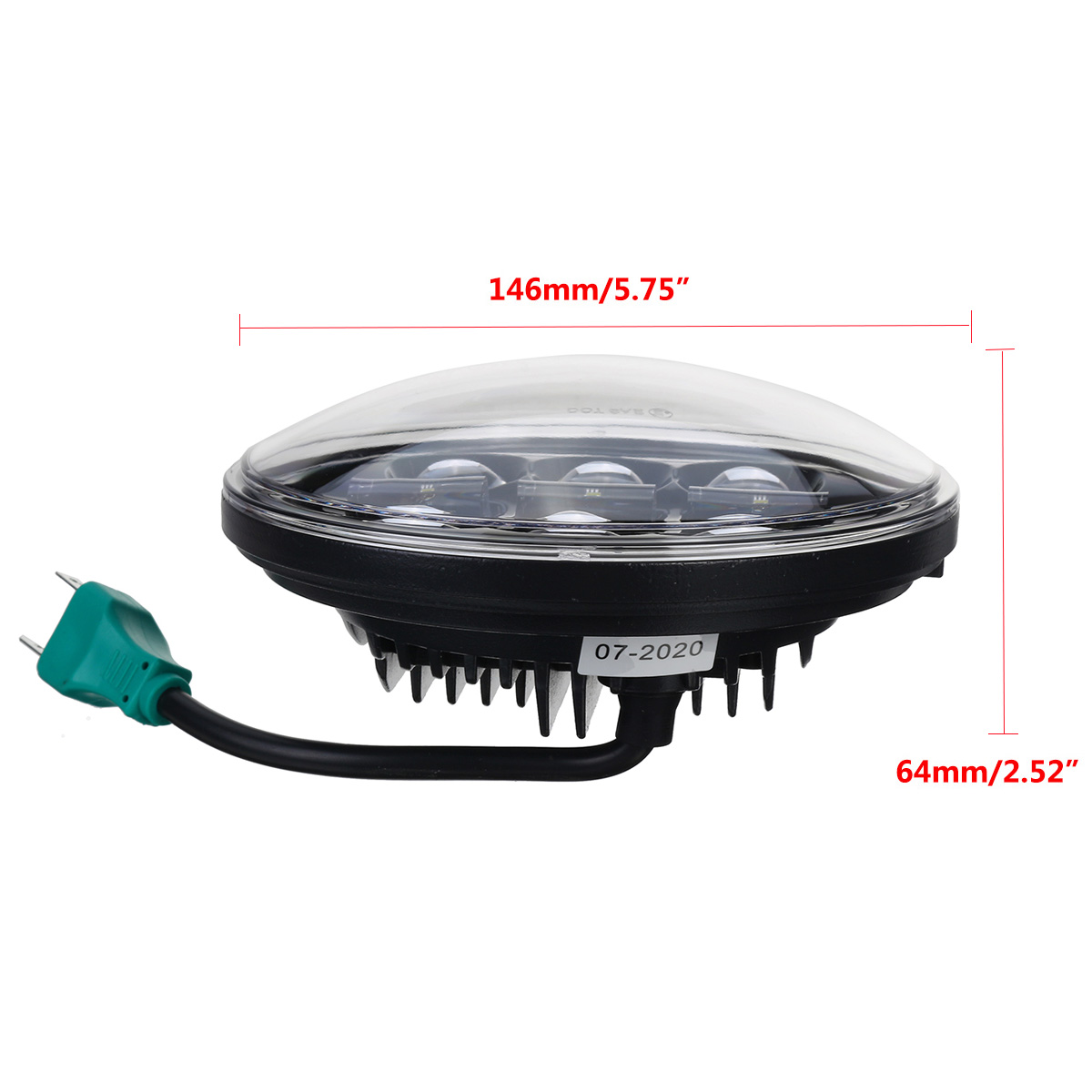 575-Inch-45W-12V-Motorcycle-LED-Headlight-Projector-Hi-Lo-Beam-Round-Lamp-1733050