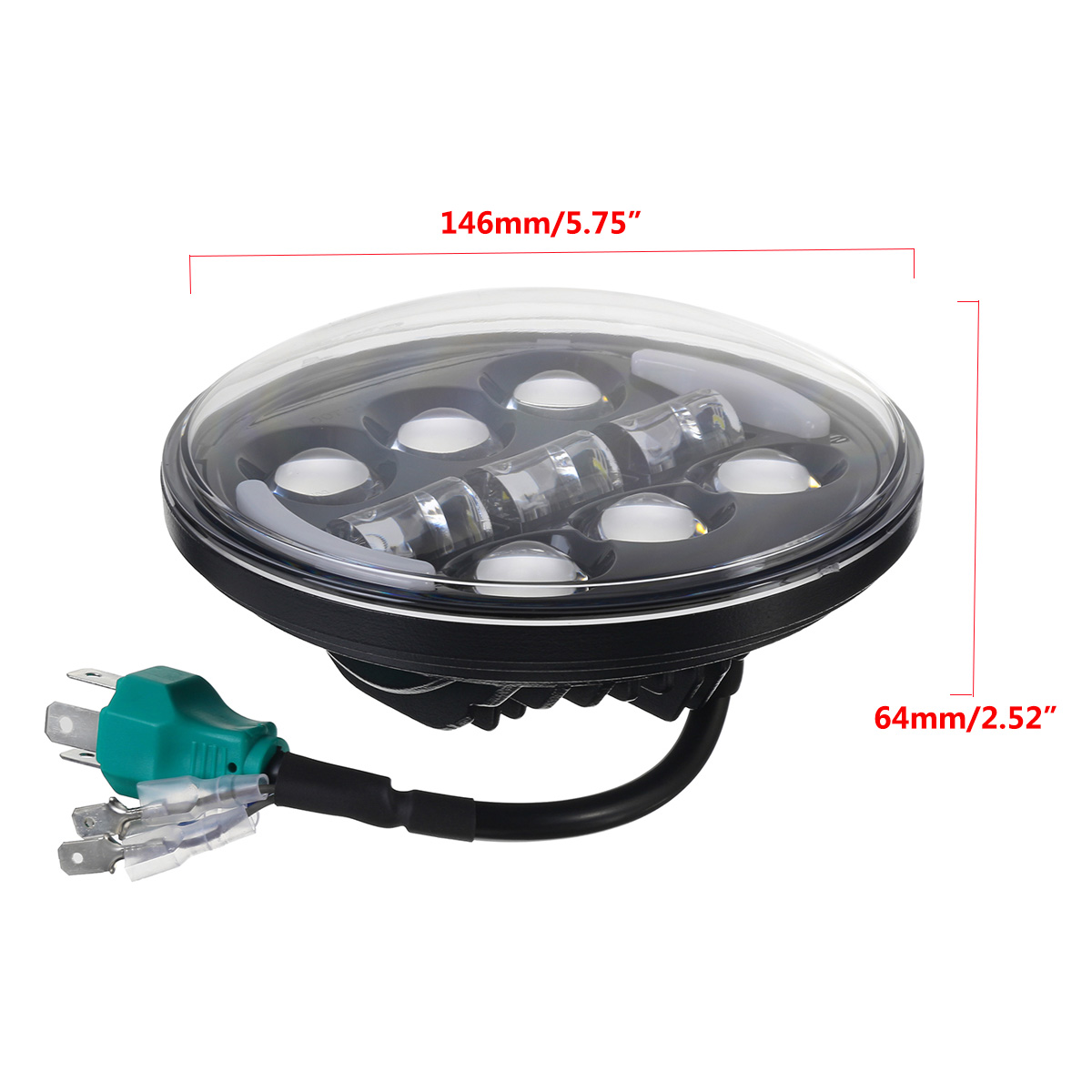 575quot-Motorcycle-LED-Headlight-Projector-Hi-Lo-Beam-DRL-Turn-Signal-Halo-Ring-1733051