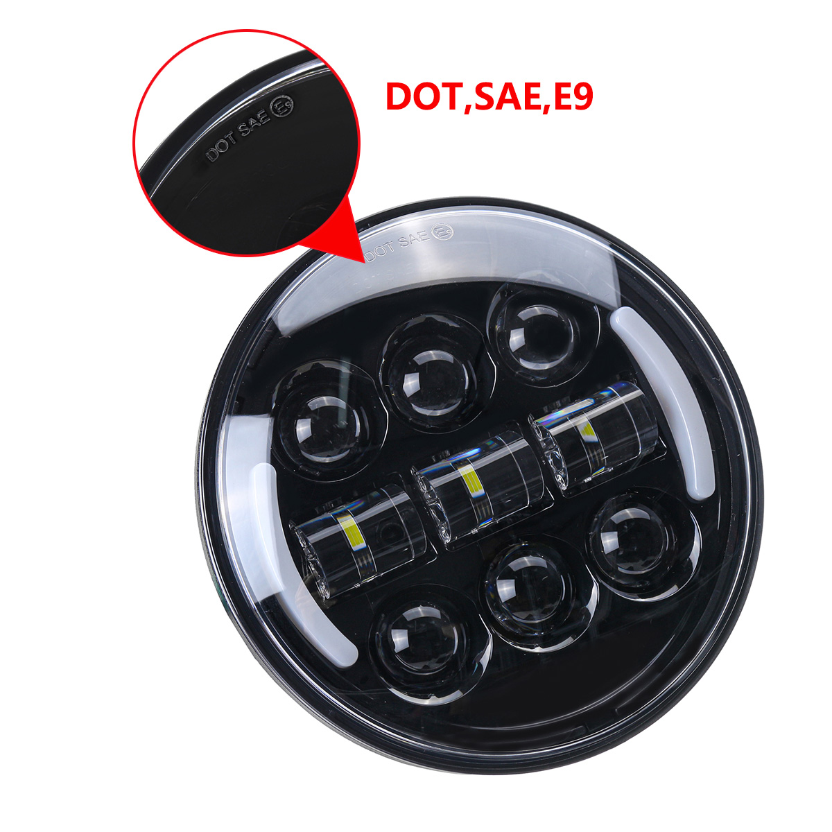 575quot-Motorcycle-LED-Headlight-Projector-Hi-Lo-Beam-DRL-Turn-Signal-Halo-Ring-1733051