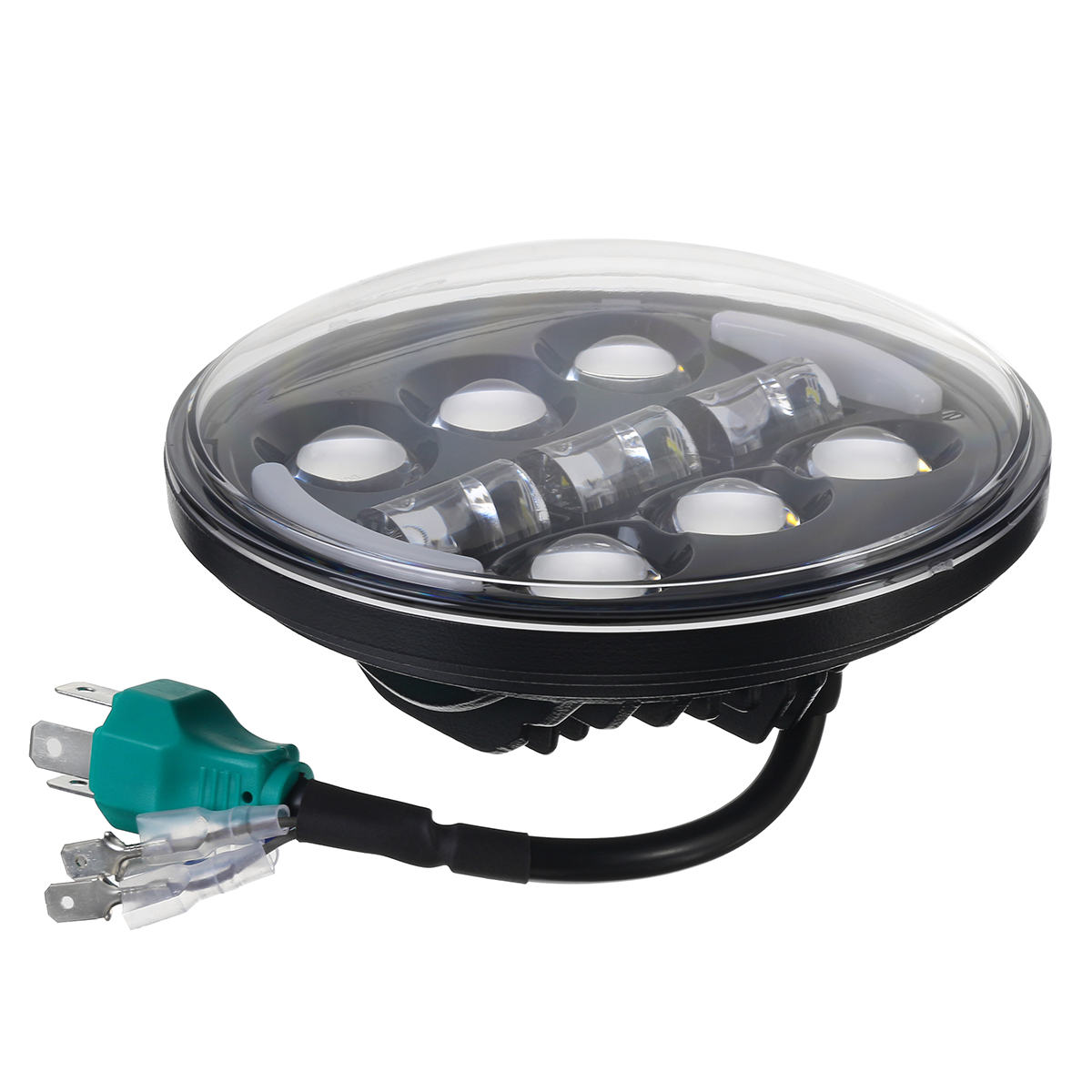 575quot-Motorcycle-LED-Headlight-Projector-Hi-Lo-Beam-DRL-Turn-Signal-Halo-Ring-1733051
