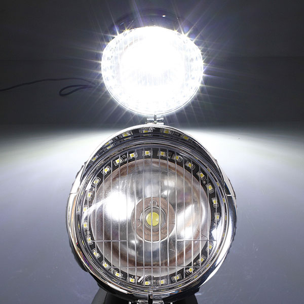 5W-Motorcycle-Angel-Eye-Fog-Headlight-Lamp-For-Harley-939864