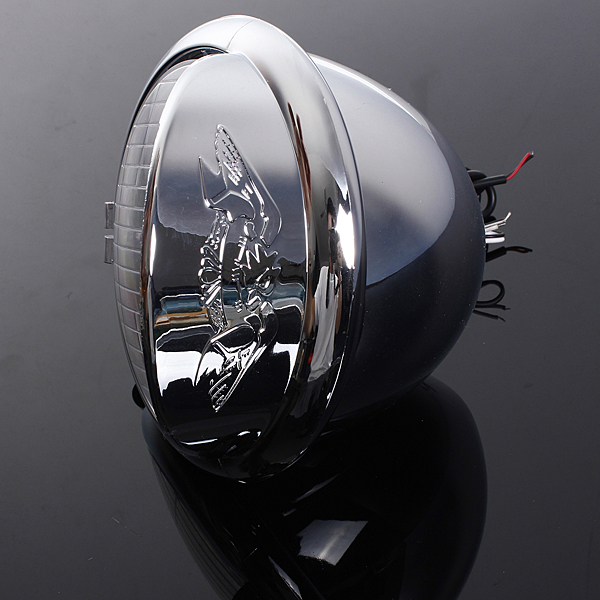 5W-Motorcycle-Angel-Eye-Fog-Headlight-Lamp-For-Harley-939864