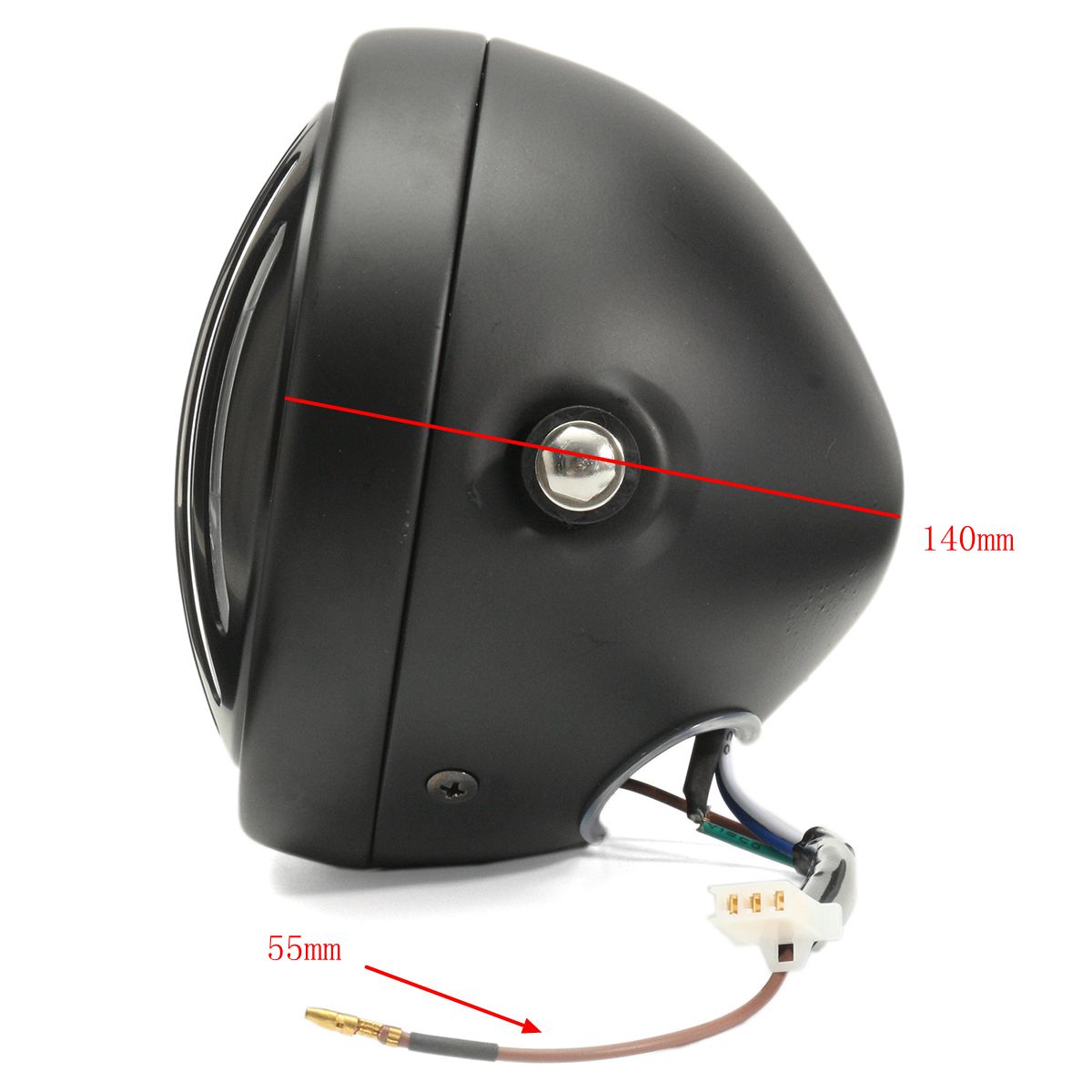 65inch-Motorcycle-Headlight-Retro-Grill-Guard-Metal-For-Harley-Chopper-Cafe-Racer-1261398